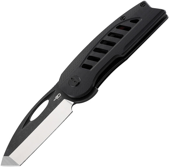 Bestech Knives Explorer Linerlock Black G10 Folding D2 Steel Pocket Knife G37A