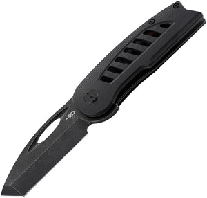 Bestech Knives Explorer Linerlock Black G10 Folding D2 Steel Pocket Knife G37D