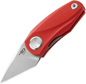 Bestech Knives Tulip Linerlock Red G10 Folding 14C28N Sandvik Knife 38B