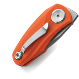 Bestech Knives Tulip Linerlock Orange G10 Folding 14C28N Sandvik Knife 38C