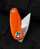 Bestech Knives Tulip Linerlock Orange G10 Folding 14C28N Sandvik Knife 38C