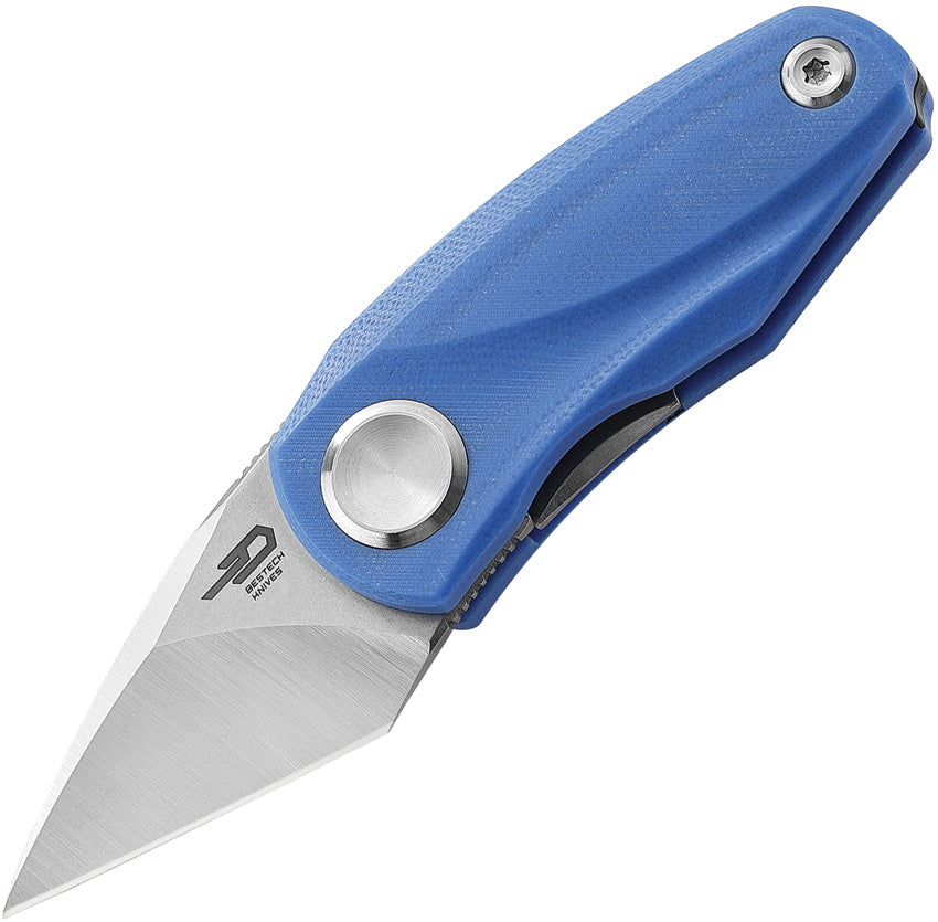 Bestech Knives Tulip Linerlock Blue G10 Folding 14C28N Sandvik Knife 3 ...