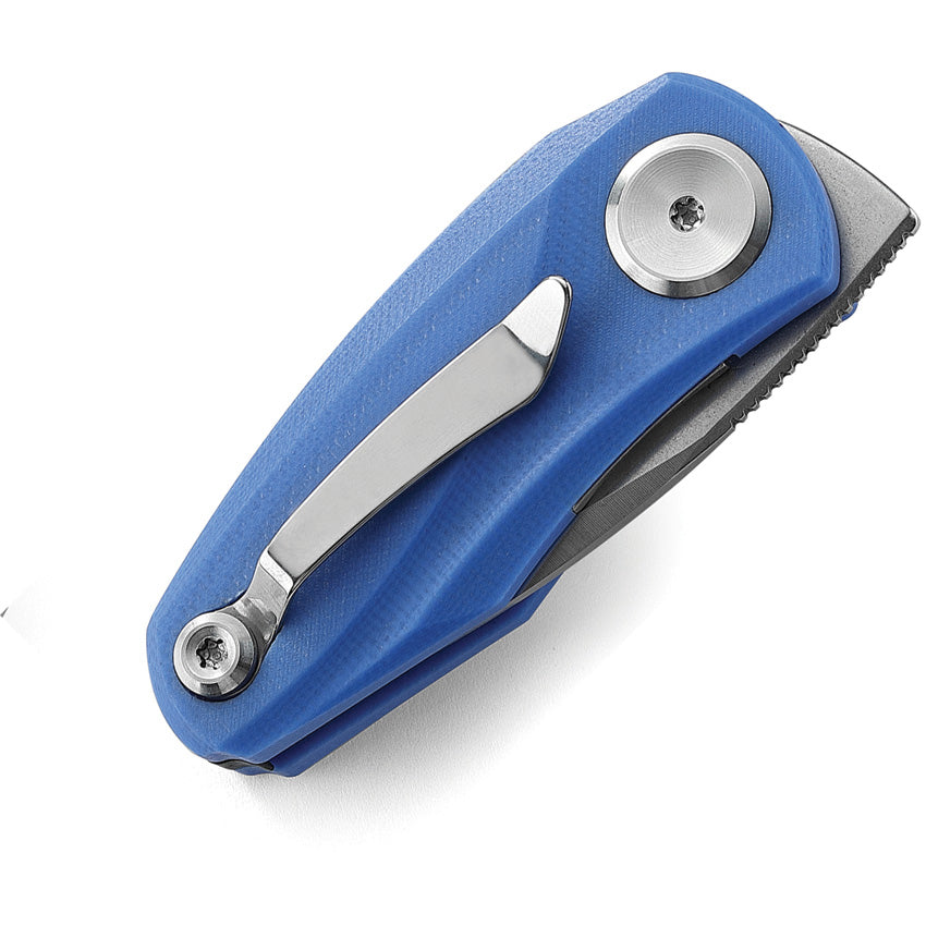 Sandvik Blue Bestech Knives Tulip Linerlock Blue G10 Folding 14C28N Sandvik Knife 3 ...