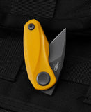 Bestech Knives Tulip Linerlock Yellow G10 Folding 14C28N Sandvik Knife 38F