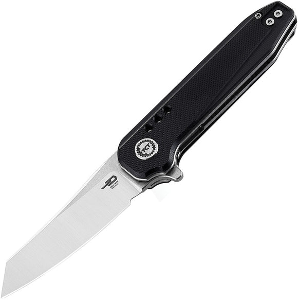 Bestech Knives Syntax Black Linerlock 14c28n Folding Knife 40a