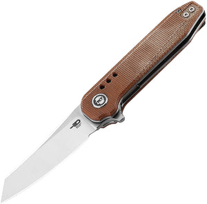 Bestech Knives Syntax Linerlock Natural 14c28n Folding Knife 40e