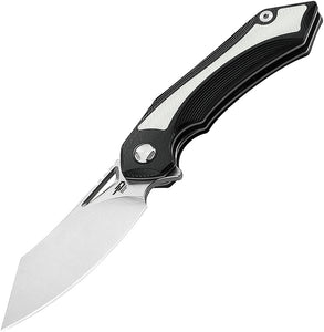 Bestech Knives Kasta Linerlock Black/White G10 Folding 154CM Stainless Knife 45A