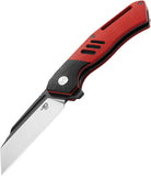 Bestech Knives Rockface Red & Black G10 Linerlock D2 Folding Knife 46c