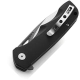 Bestech Knives Airstream Pocket Knife Linerlock Black G10 Folding D2 Steel 47E