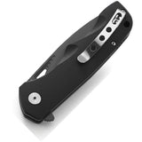 Bestech Knives Airstream Pocket Knife Linerlock Black G10 Folding Gray D2 47F