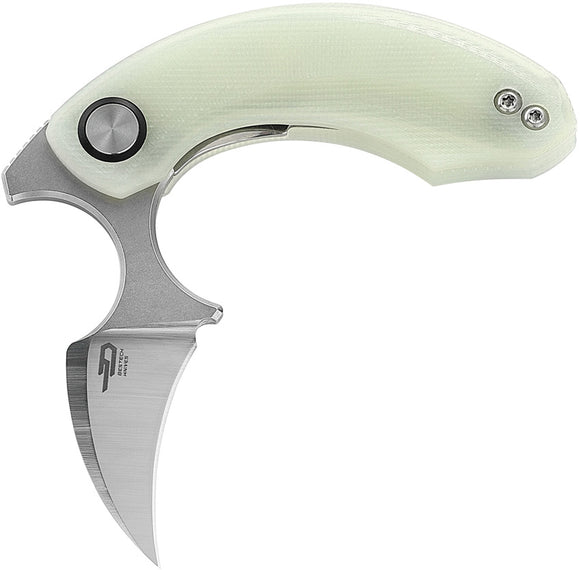 Bestech Knives Strelit Linerlock Jade G10 Folding 14C28N Pocket Knife G52B1