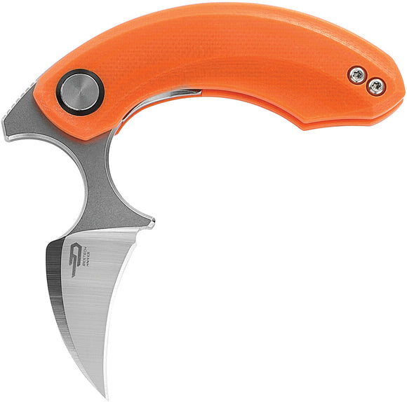 Bestech Knives Strelit Linerlock Orange G10 Folding 14C28N Pocket Knife G52C1