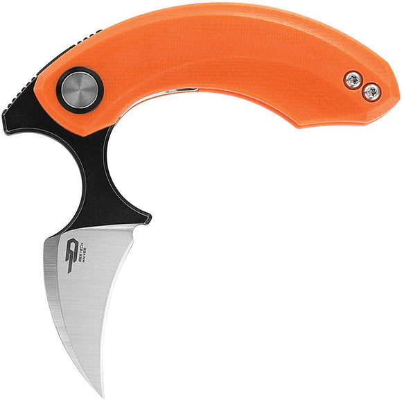 Bestech Knives Strelit Linerlock Orange G10 Folding 14C28N Pocket Knife G52C2