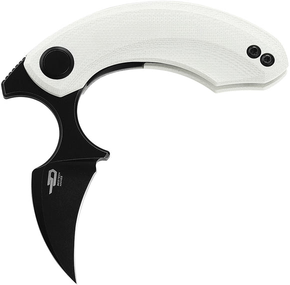 Bestech Knives Strelit Linerlock White G10 Folding 14C28N Pocket Knife G52D