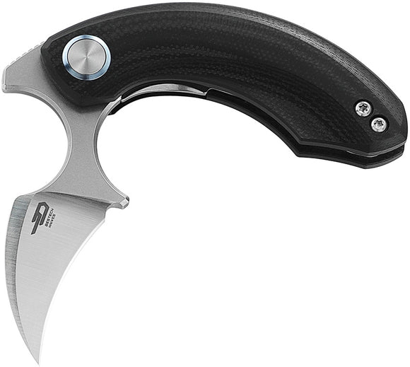 Bestech Knives Strelit Linerlock Black G10 Folding Magnacut Pocket Knife G52F1