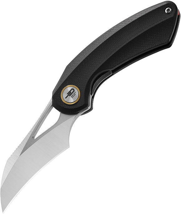 Bestech Knives Bihai Linerlock Black G10 Folding 14C28N Pocket Knife G53A1