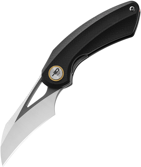 Bestech Knives Bihai Linerlock Black G10 Folding 14C28N Pocket Knife G53A2