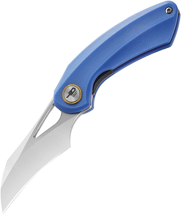 Bestech Knives Bihai Linerlock Blue G10 Folding 14C28N Pocket Knife G53D1