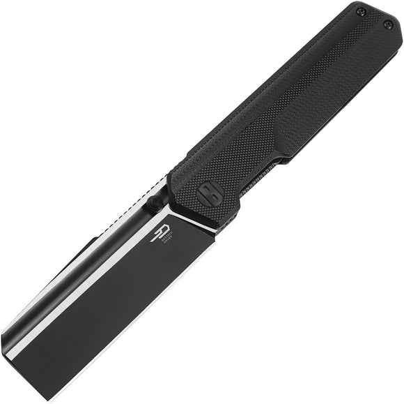 Bestech Knives Tardis Linerlock Black G10 Folding D2 Steel Pocket Knife G54A
