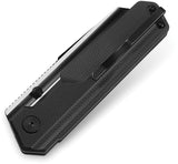 Bestech Knives Tardis Linerlock Black G10 Folding D2 Steel Pocket Knife G54A