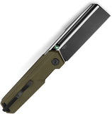 Bestech Knives Tardis Linerlock OD Green G10 Folding D2 Steel Pocket Knife G54C