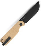 Bestech Knives Glok Button Lock Khaki G10 Folding 14C28N Pocket Knife G55C
