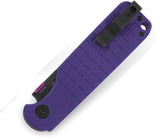 Bestech Knives Glok Button Lock Purple G10 Folding 14C28N Pocket Knife G55D