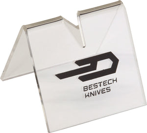 Bestech Knives Logo Plastic Acrylic Single Knife Holder Stand M14
