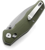 Bestechman Ronan Crossbar Lock OD Green G10 Folding 14C28N Pocket Knife K02E