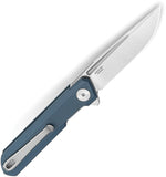 Bestechman Mini Dundee Linerlock Gray G10 Folding D2 Steel Pocket Knife MK03D