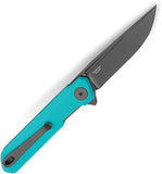 Bestechman Mini Dundee Linerlock Tiffany Blue G10 Folding D2 Steel Knife MK03E