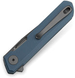 Bestechman Mini Dundee Linerlock Gray G10 Folding D2 Steel Pocket Knife MK03F