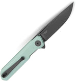 Bestechman Mini Dundee Linerlock Teal G10 Folding D2 Steel Pocket Knife MK03G