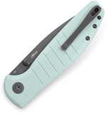 Bestechman Goodboy Button Lock Ice Cream Blue G10 Folding D2 Steel Pocket Knife MK04D