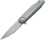 Bestech Knives Shogun Framelock Gray Titanium CPM S35VN Folding Knife 1701A