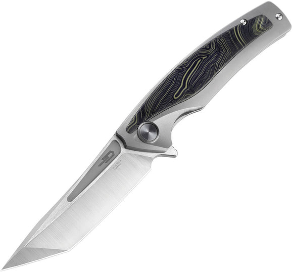 Bestech Knives Predator Framelock Titanium/G10 Folding CPM-S35VN Knife T1706F