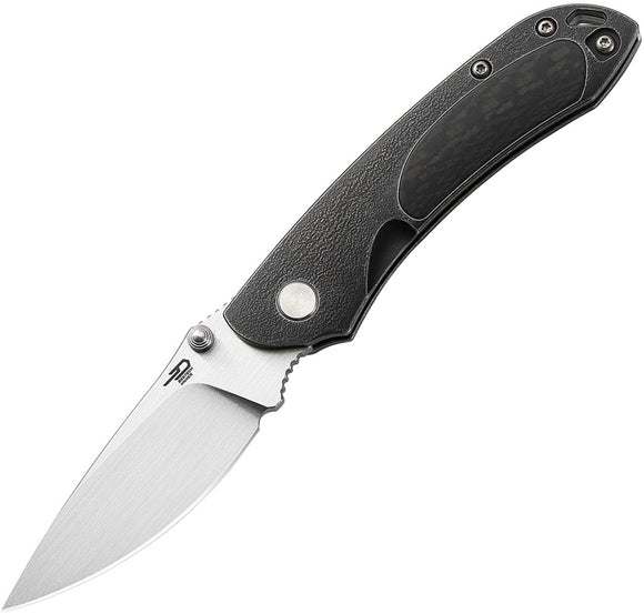 Bestech Knives Junzi Slip Joint Black Titanium S35Vn Folding Knife 1809f