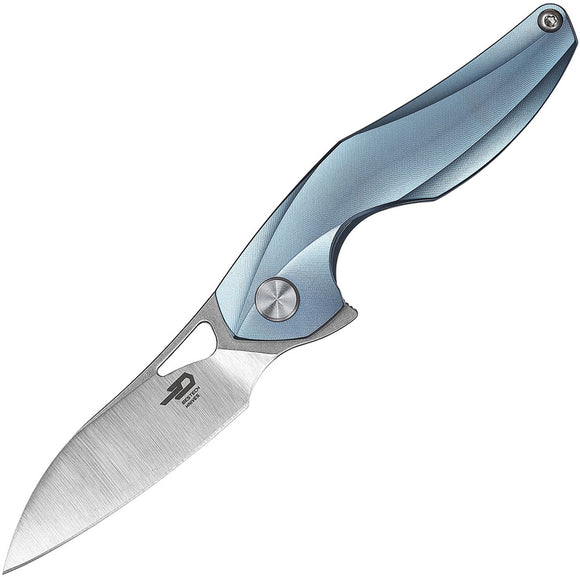 Bestech Knives The Reticulan Blue Folding CPM S35VN Pocket Knife T1810B