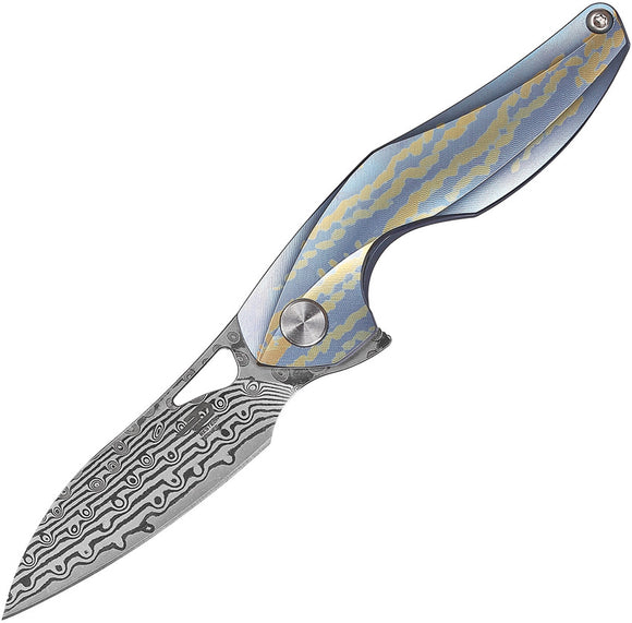 Bestech Knives The Reticulan Framelock Blue Folding Knife 1810l