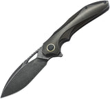 Bestech Knives ESKRA Framelock Black SW Folding Knife 1813a