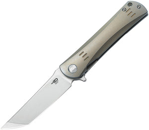 Bestech Knives Kendo Titanium Folding S35VN Tanto Pocket Knife T1903C