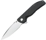 Bestech Knives Bison Titanium/Carbon Fiber Folding D2 Steel Pocket Knife T1904A1