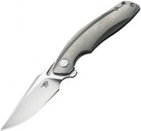 Bestech Knives Ghost Gray Titanium Folding S35VN Pocket Knife T1905A