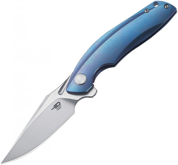 Bestech Knives Ghost Blue Titanium Folding S35VN Pocket Knife T1905B