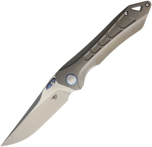 Bestech Knives Supersonic Framelock Gold Titanium Folding S35VN Knife T1908C