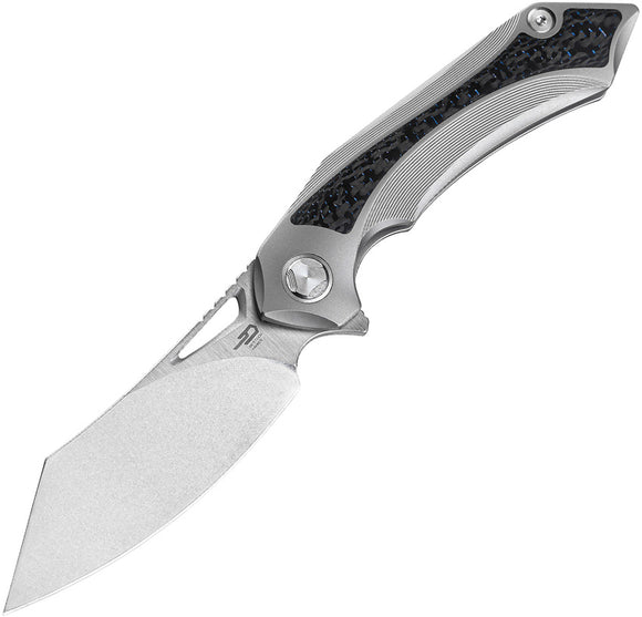 Bestech Knives Kasta Framelock Gray Folding Knife 1909g