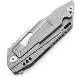 Bestech Knives Shodan Framelock Gray Titanium Folding S35VN Knife T1910A