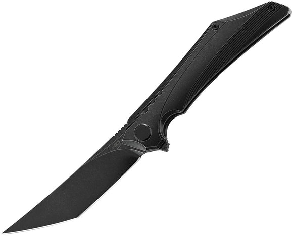 Bestech Knives Kamoza Framelock Black Titanium Folding M390 Pocket Knife T1911B