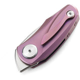Bestech Knives TULIP Ball Lock Purple Folding Pocket Knife 1912c