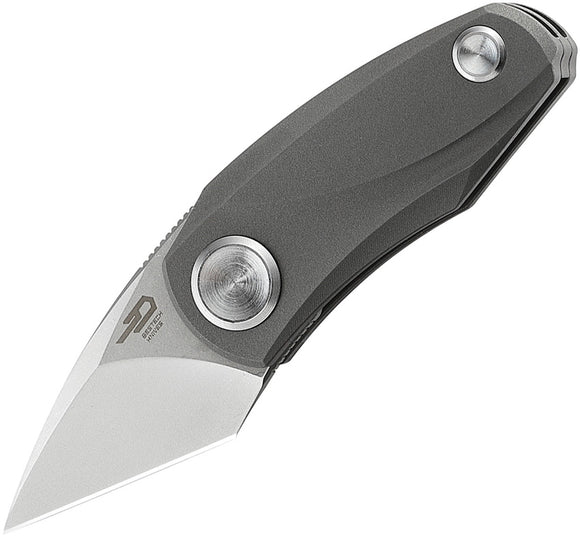 Bestech Knives Tulip Ball Lock Gray Titanium M390 Folding Knife 1912e